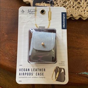 Vegan leather AirPods case